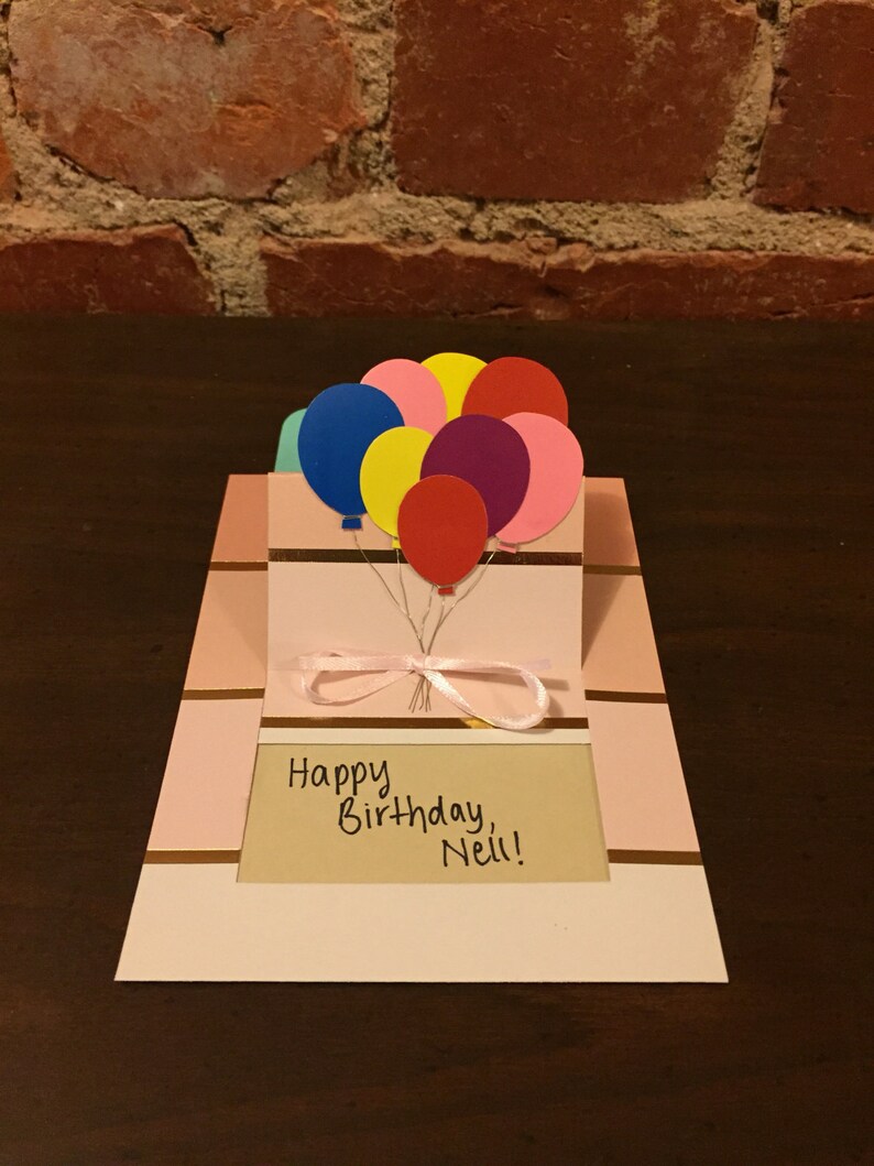 Sliding Happy Birthday Card