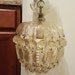 Vintage crystal chandelier, antique light fixture