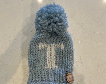 Knitted Personalized Letter Beanie