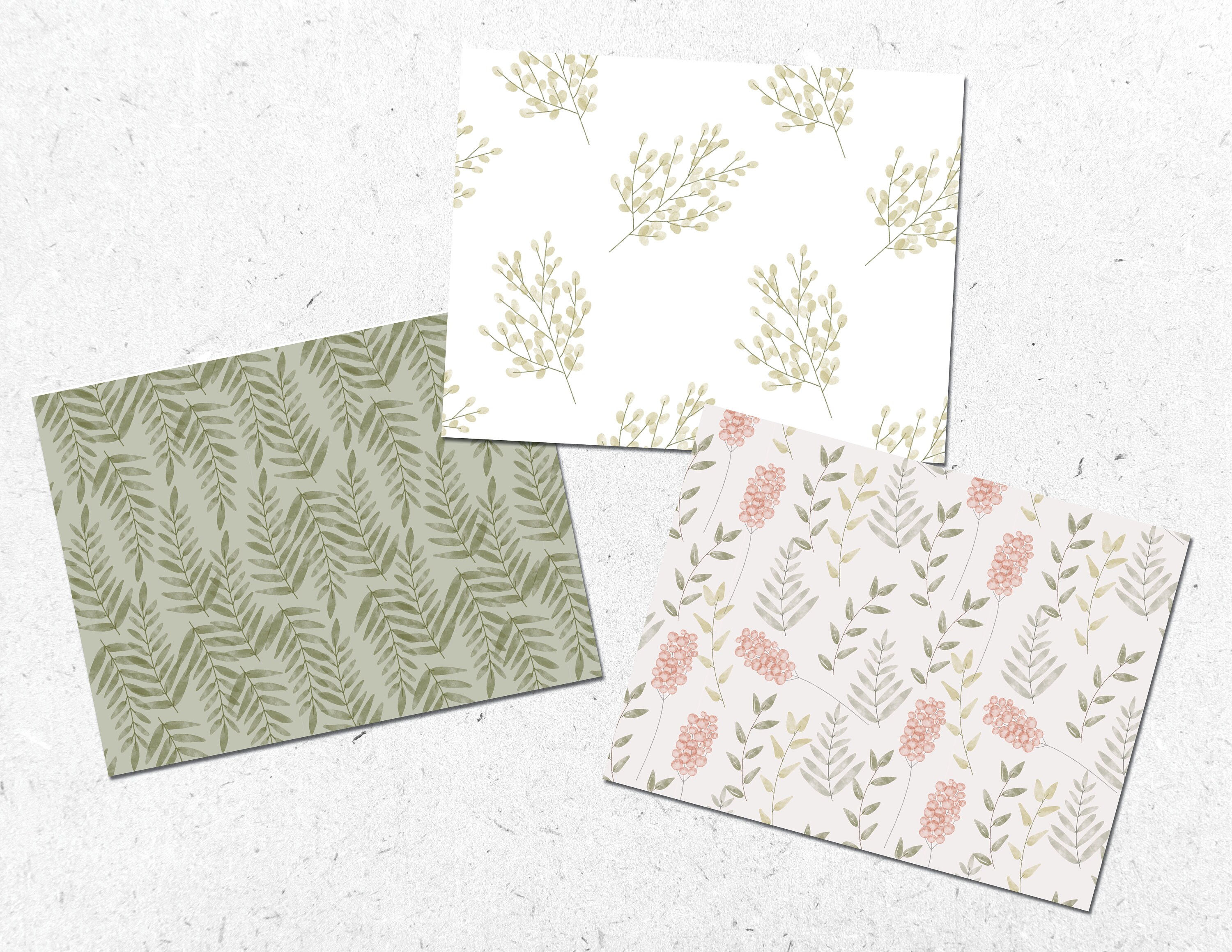 Set of 9 Stationery/notecards/floral Notecards/floral Etsy UK