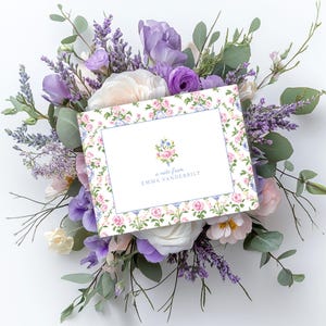 Cartes de correspondance personnalisées | Grand-millénaire | Lot de 12 articles de papeterie personnalisés A2 | Papier de luxe | Cadeau pour elle, hôtesse, professeur, demoiselle d'honneur