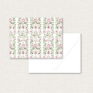 Gevouwen notitiekaarten | Grandmillennial | Set van 12 aangepast A2-formaat briefpapier | Luxe papier | Cadeau voor haar, gastvrouw, leraar, bruidsmeisje