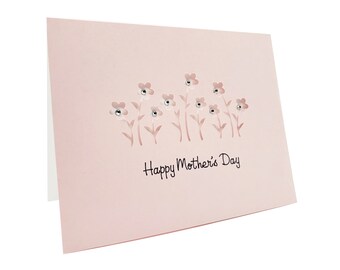 Mother's Day Card, Flowers, Greeting Card, Mom's Day