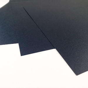 Black Cardstock 80#, Linen Textured, Pack of 100 8.5&quot; x 5.5&quot; Sheets, Scored