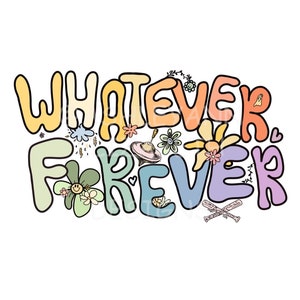 Modern Baseball Design “Whatever Forever”  8x10 Photo Print, Pop Punk Emo Sticker