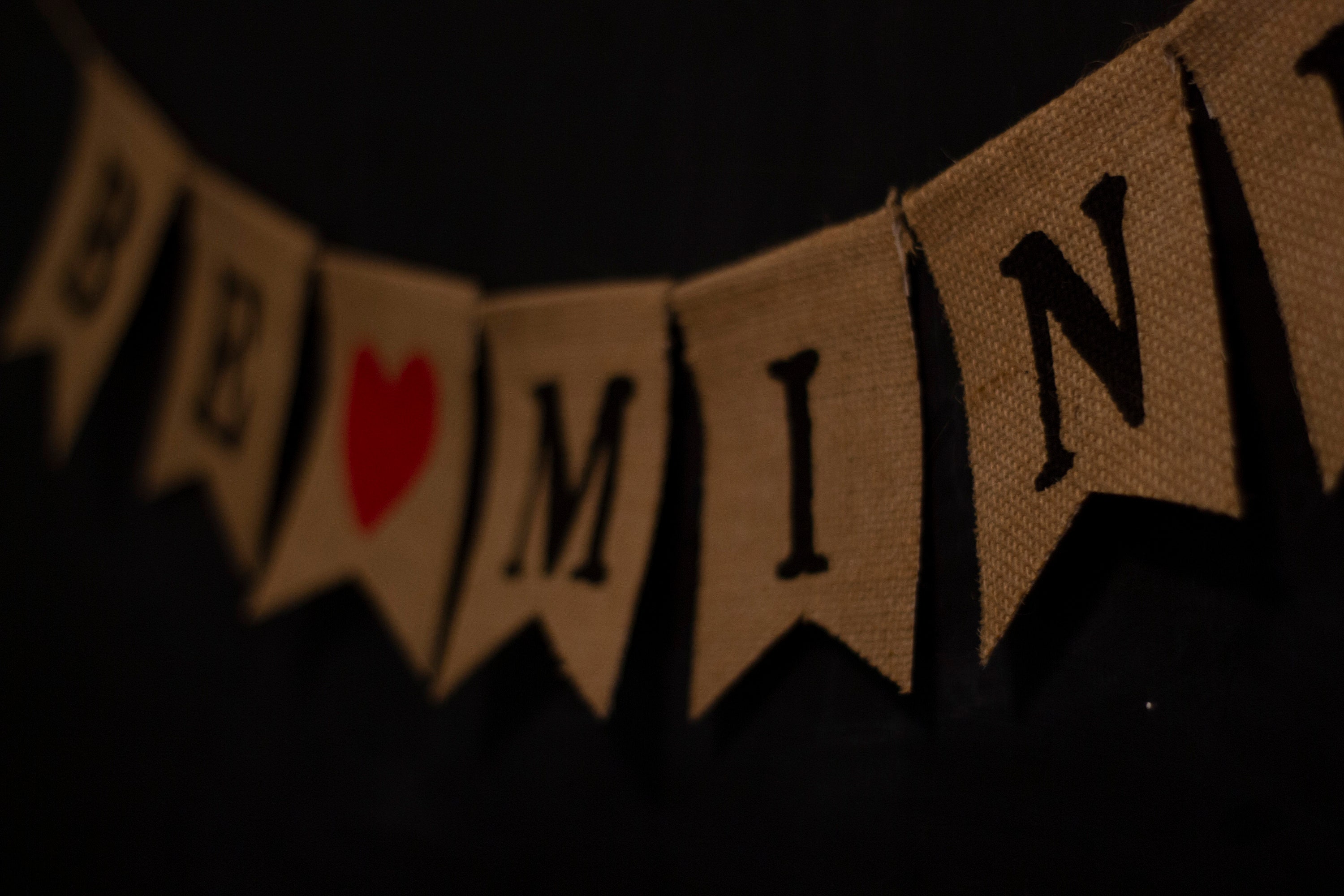 Be Mine Burlap Banner Valentine Decorations Custom Bunting | Etsy