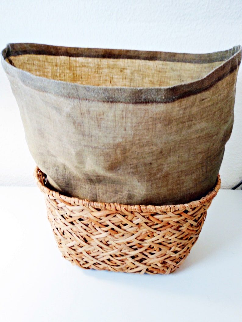 The Rattan Basket & Beeswax Bag Etsy UK