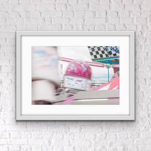 Jersey Shore Fine Art Photography Print, Point Pleasant Beach, Jenkinsons Amusement Park, Tilt-a-whirl  Ride, Boardwalk / Carnival Art