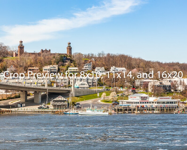 Twin Lights Shrewsbury River Bahr's Landing Restaurant and Moby's, Sandy Hook Bridge New Jersey