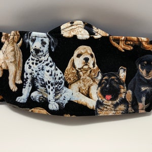 3 Layer Dog Print Mask