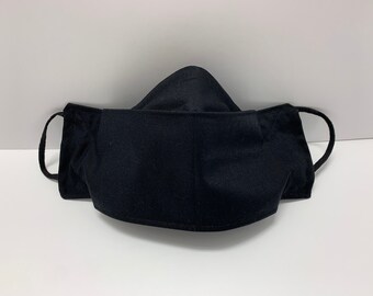 3 Lagen Schwarze Maske