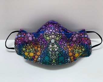 3 Layer Jewel Tone Punkte Maske