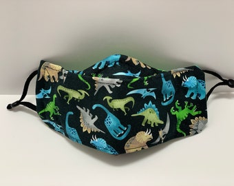 3 Lagen Dinosaurier Kleine Kinder Maske