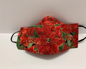 3 Layer Rote Weihnachtsstern Maske