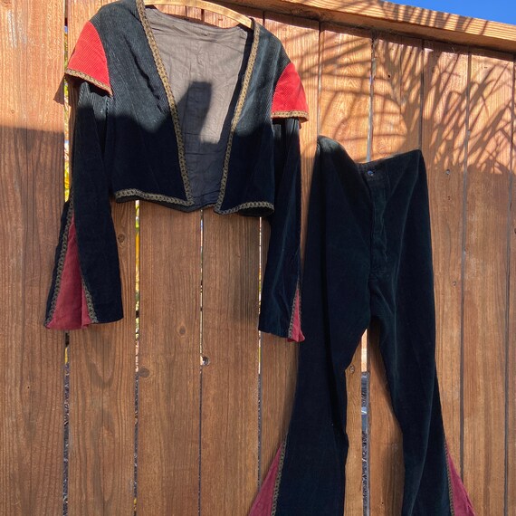 Vintage 1930s 1940s Matador Pants Bolero Two Piece