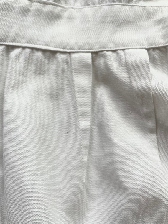 Vintage 1930s Romper Ivory Linen Tennis Sportswea… - image 7