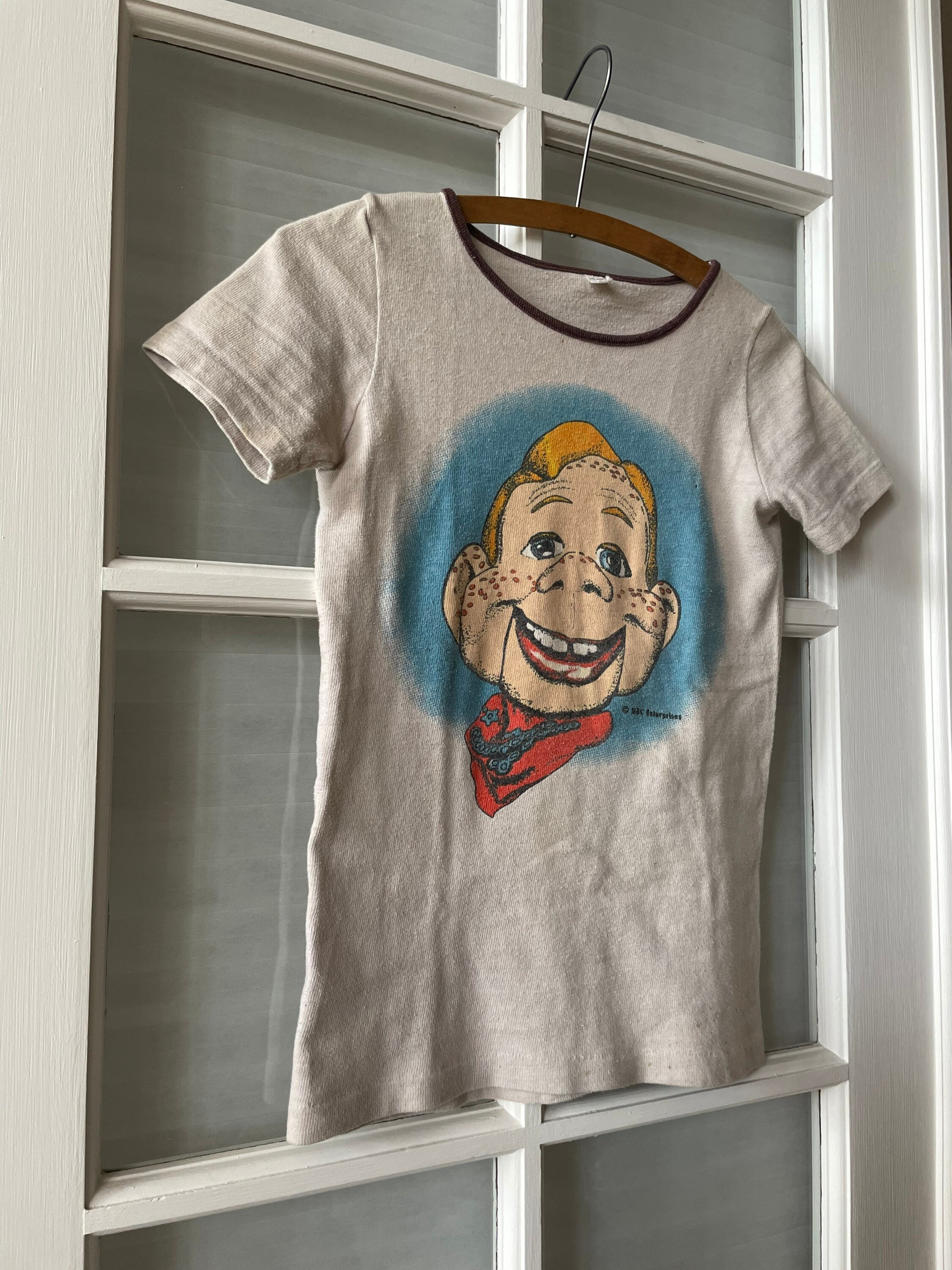 Vintage 1950s Howdy Doody T Shirt Short Sleeve Sweatshirt 1960s TV 