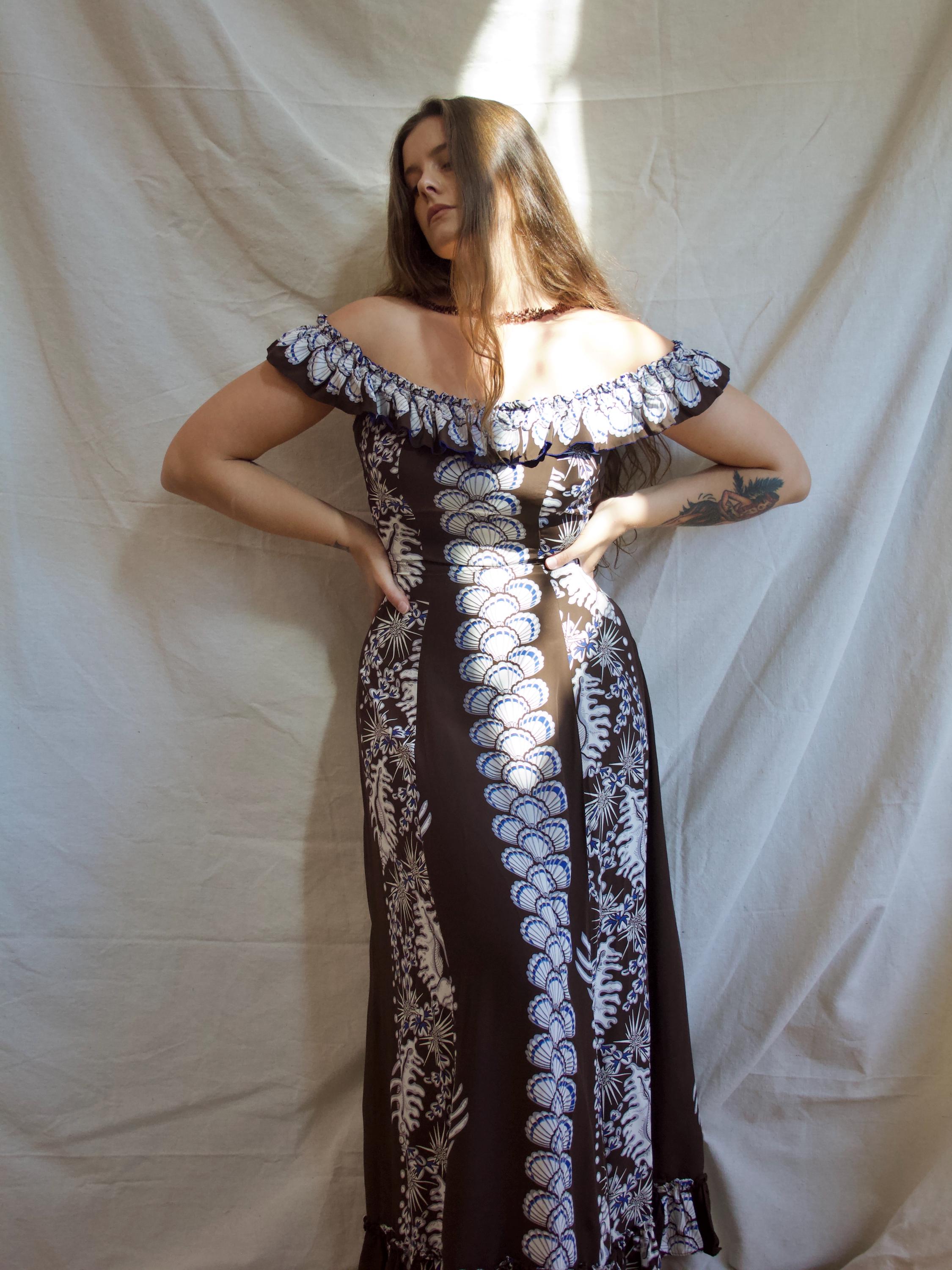 JaJa Fashions　ヴィンテージ　ハワイアンドレス　Hawaii製 JaJa Fashions ヴィンテージ ハワイアンドレス Hawaii製