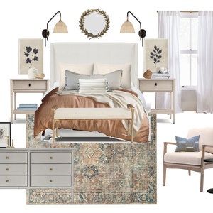 Interior Design Service-Customized & Affordable Virtual E-Design Service, Includes Moodboard and Product Shopping Guide with Shoppable Links