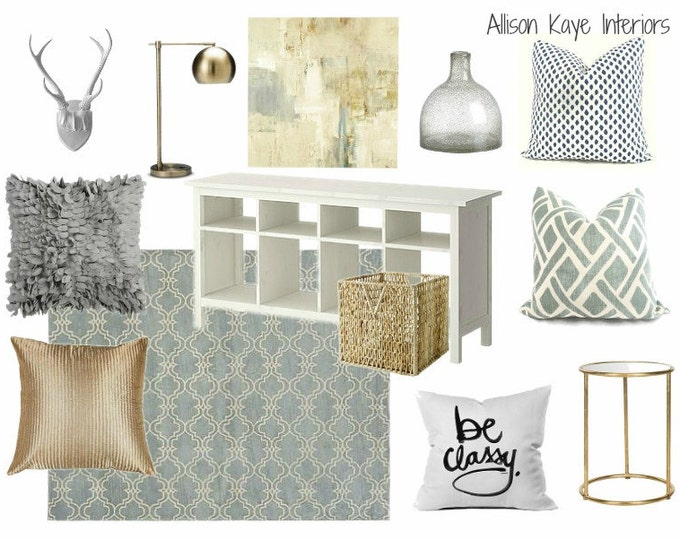 The Finishing Touch Interior Design Service With Custom Mini Etsy