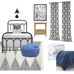 The Finishing Touch Interior Design Service with Custom Mini Moodboard E-Design and Product Shopping Guide