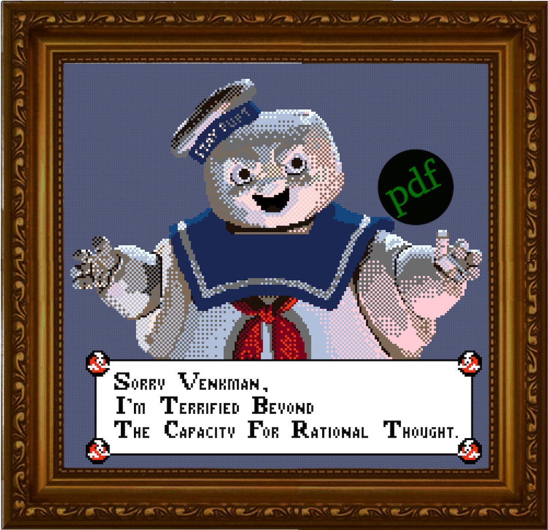 Ghostbusters 1984, Stay Puft Marshmallow Man , Pixelstitch