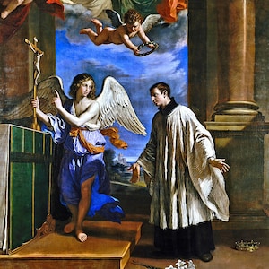 St. Aloysius Gonzaga Canvas Art, Saint Gifts, Catholic Fine Art Prints, Catholic Gifts