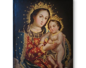 Our Lady Refuge of Sinners: Catholic Canvas Art Print