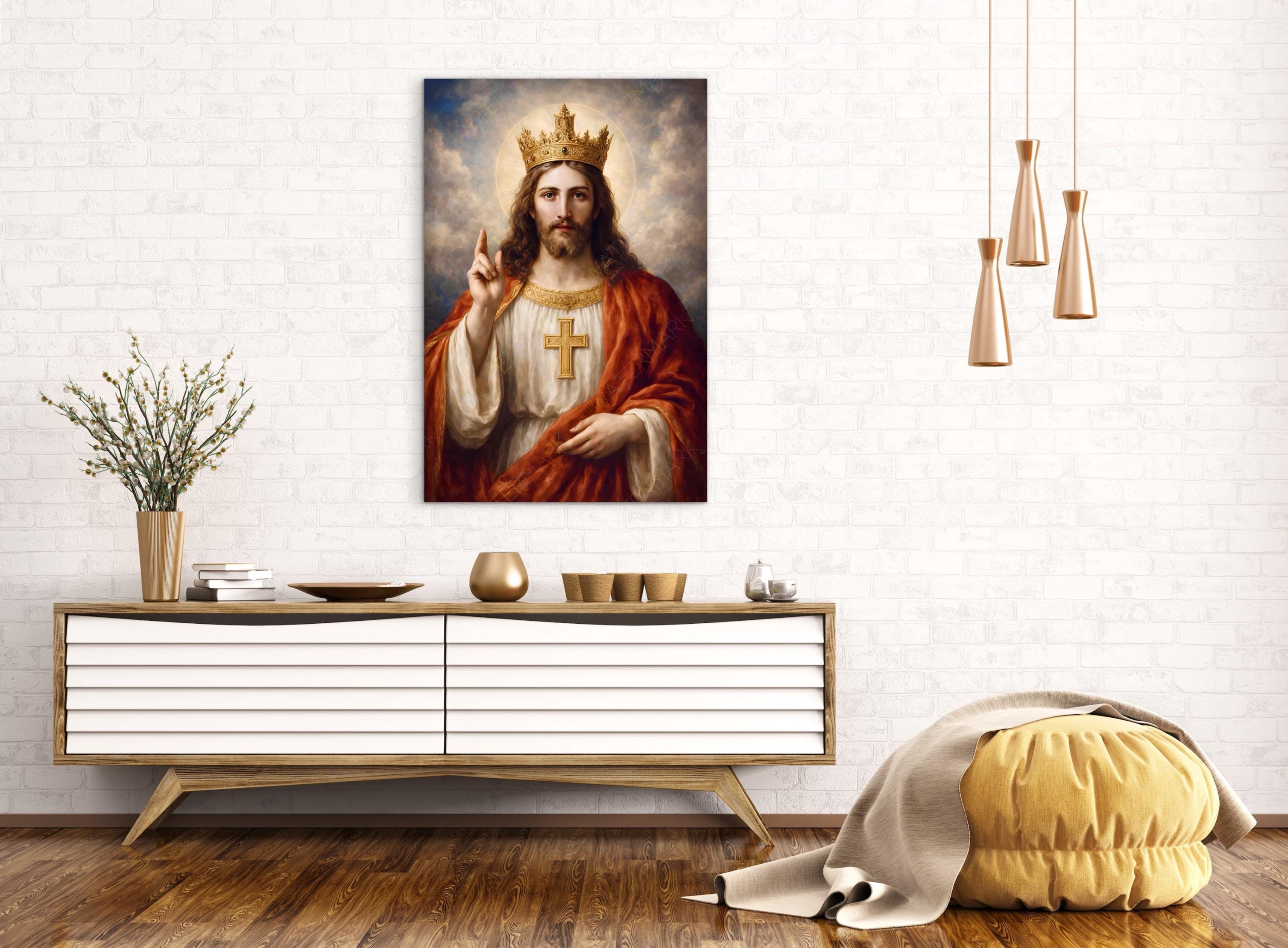 Jesus Christ Canvas Art: Lord and King - Etsy
