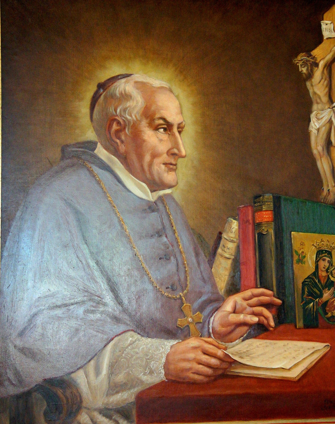 St. Alphonsus Liguori Canvas Art Redemptorist Father Wall Etsy