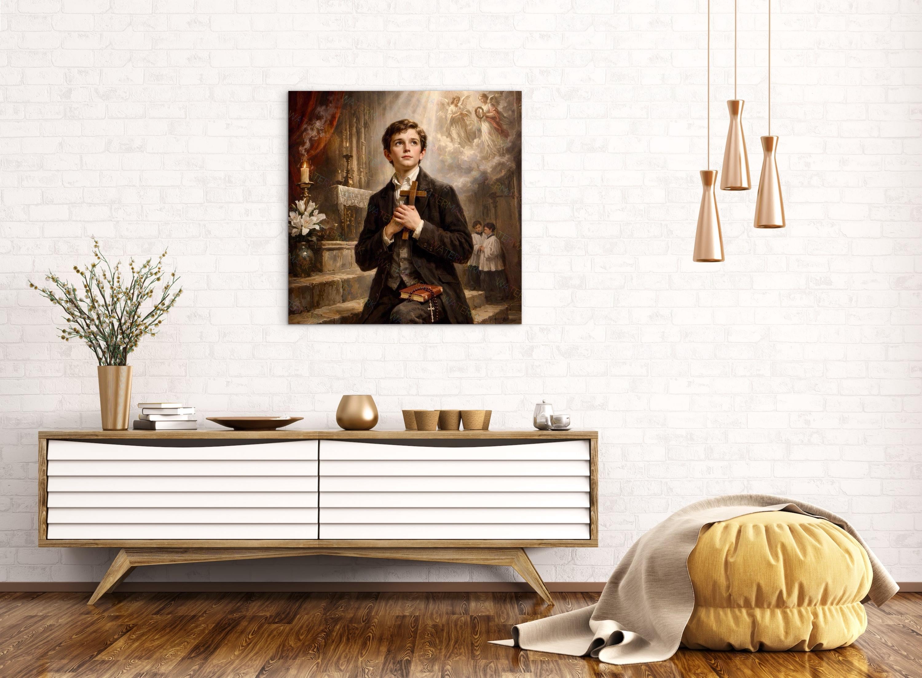 St. Dominic Savio Canvas Art: Catholic Patron Saint Gift - Etsy