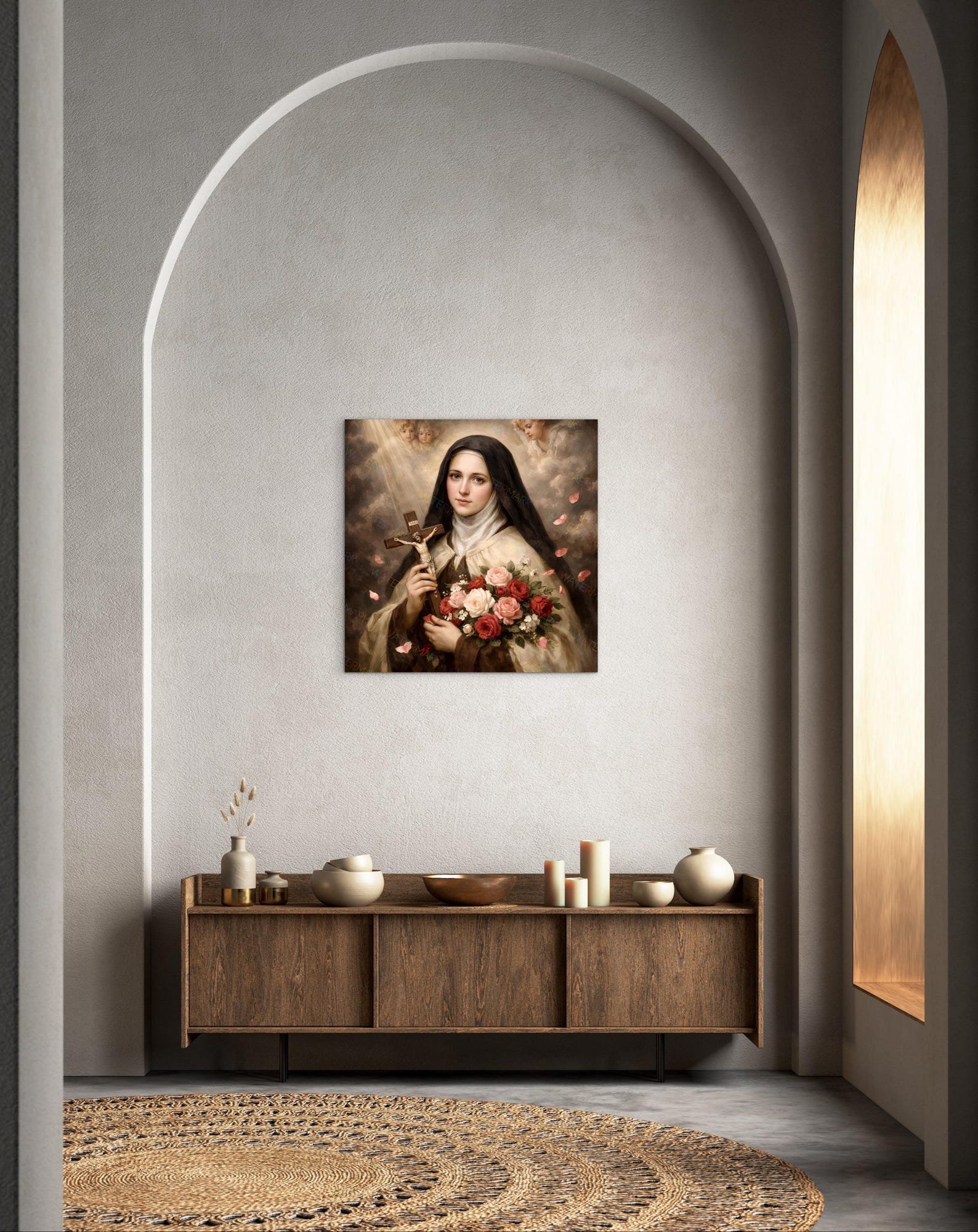 Saint Therese of Lisieux Canvas: Catholic Saint Wall Art - Etsy