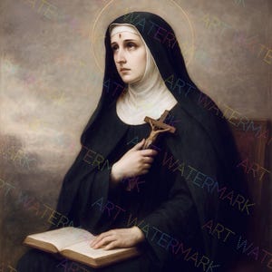 St. Rita of Cascia Canvas Art Picture | Catholic Saint Pictures | Patroness