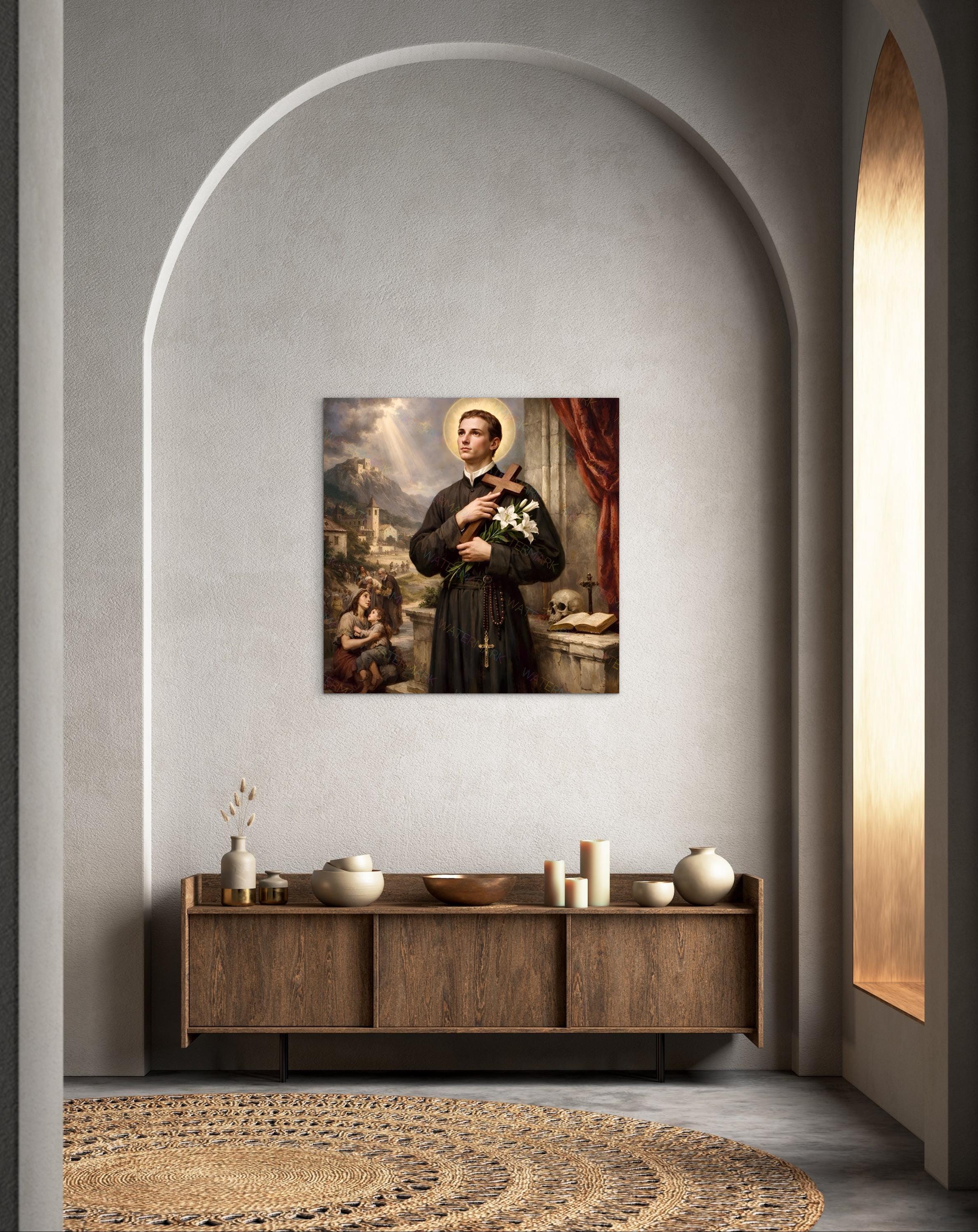 St Gerard Majella Canvas Art: Patron Saint of Mothers - Etsy