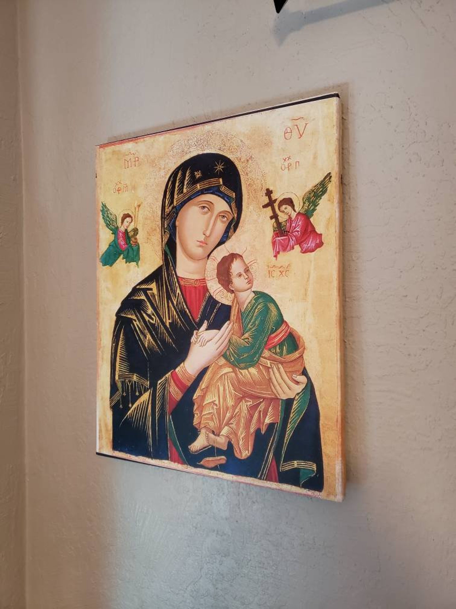 Our Lady of Perpetual Help Canvas Art Large Wall Decor Fine | Etsy