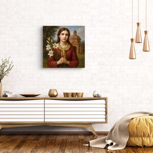 Saint Maria Goretti Virgin & Martyr Canvas Art Picture | Catholic Saint ...