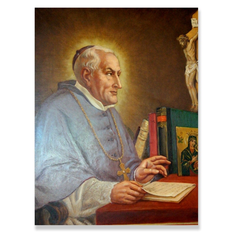 St. Alphonsus Liguori Canvas Art Redemptorist Father Wall - Etsy