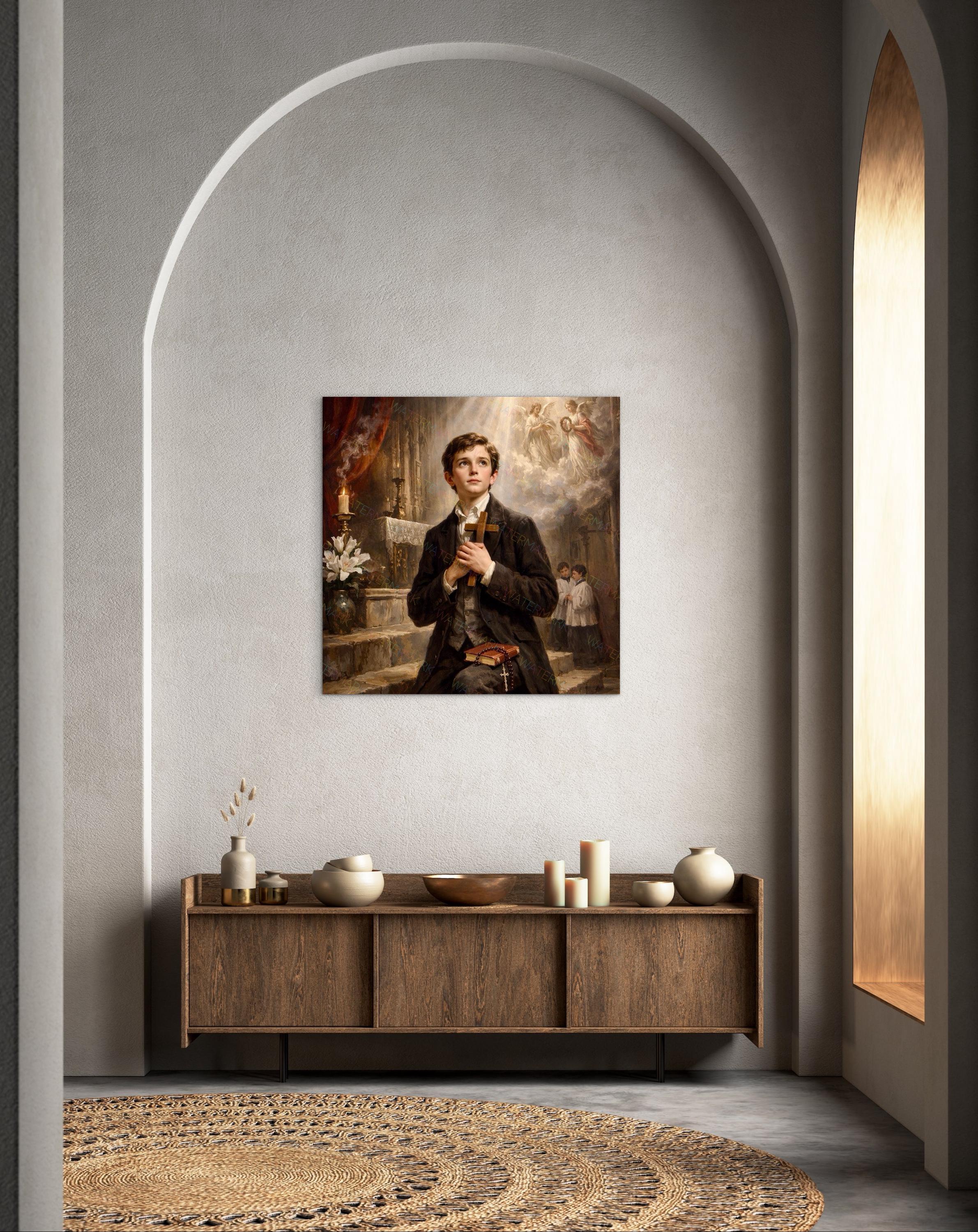 St. Dominic Savio Canvas Art: Catholic Patron Saint Gift - Etsy