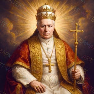 St. Pius X Canvas Art | Pope | Saint Pictures | Catholic Gift | Saint Artwork