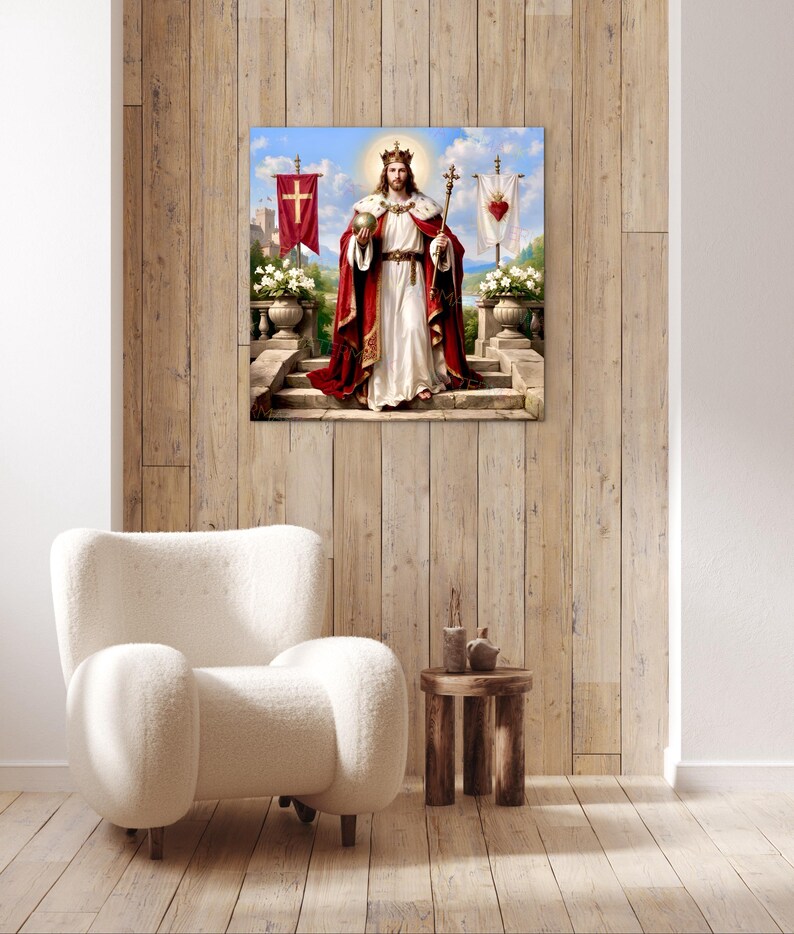 Christ the King Canvas Art: Jesus Christ Lord Wall Decor - Etsy