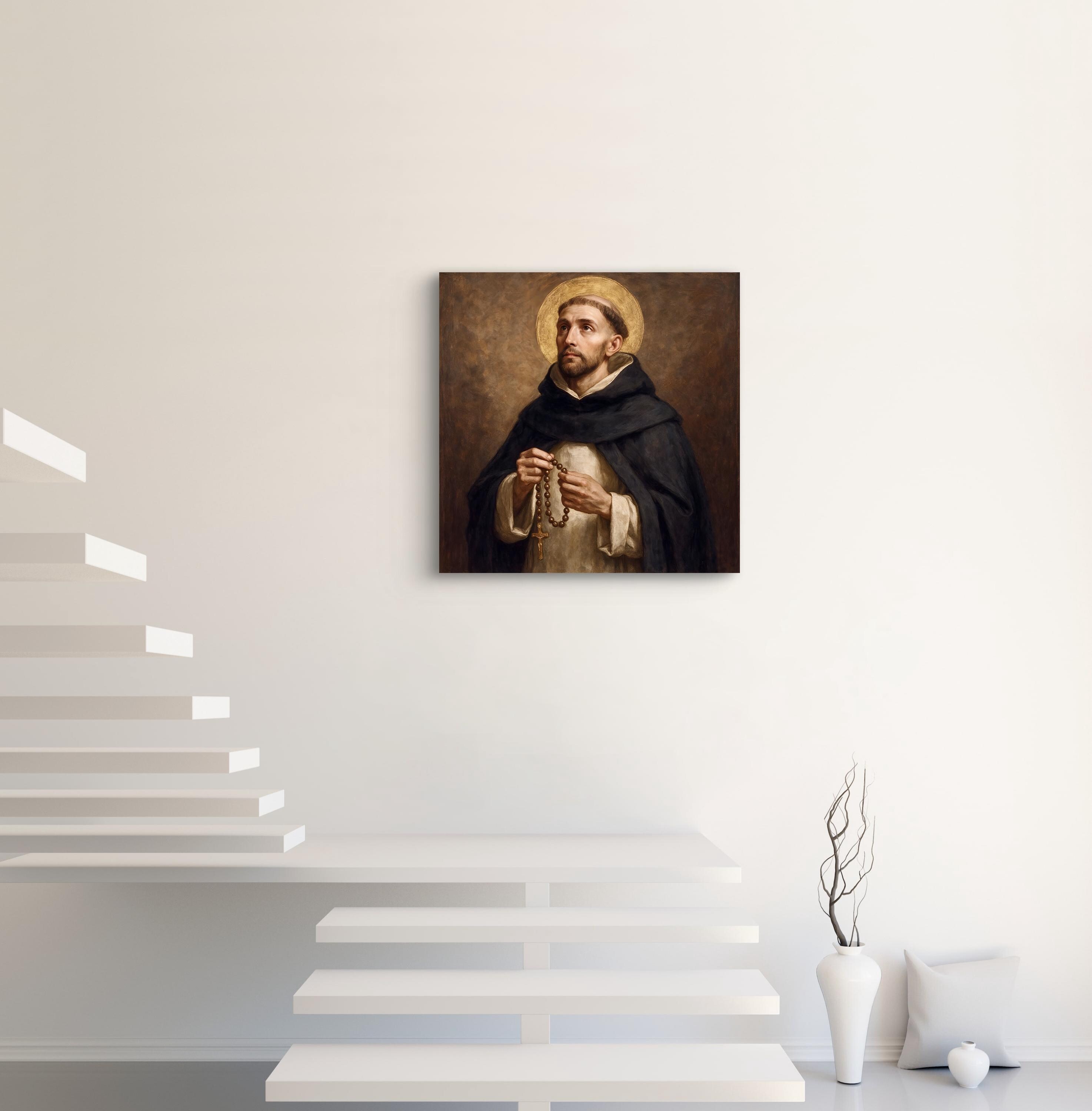 St. Dominic Canvas Print: Catholic Patron Saint Artwork - Etsy