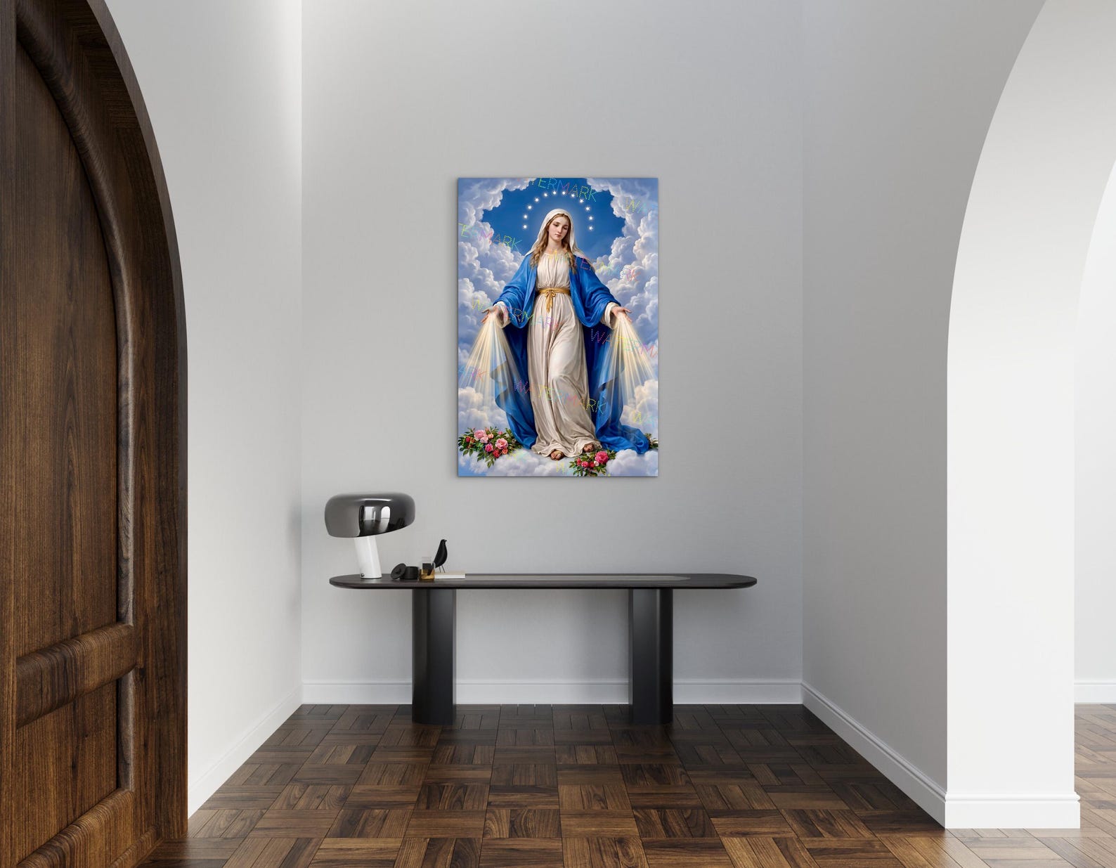 Our Lady of Grace Canvas Print – Virgin Mary Catholic Wall Art - Etsy