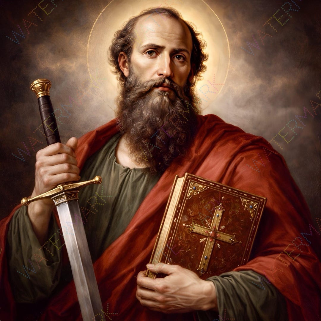St Paul The Apostle Canvas Art Saint Pictures Catholic Gifts st-paul-the-apostle-canvas-art-saint-pictures-catholic-gifts