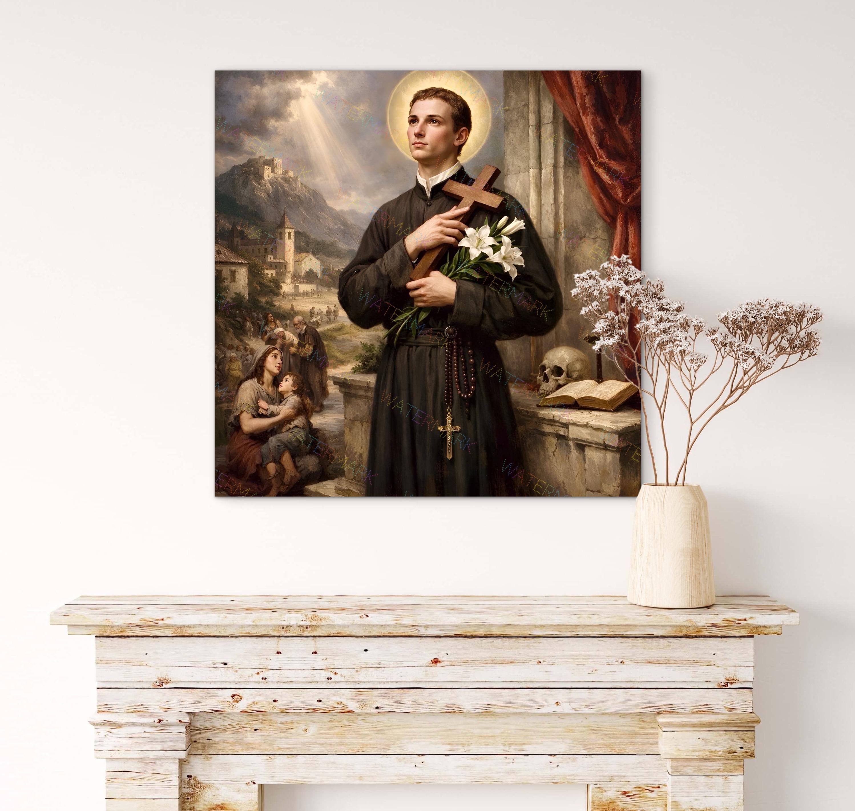 St Gerard Majella Canvas Art: Patron Saint of Mothers - Etsy