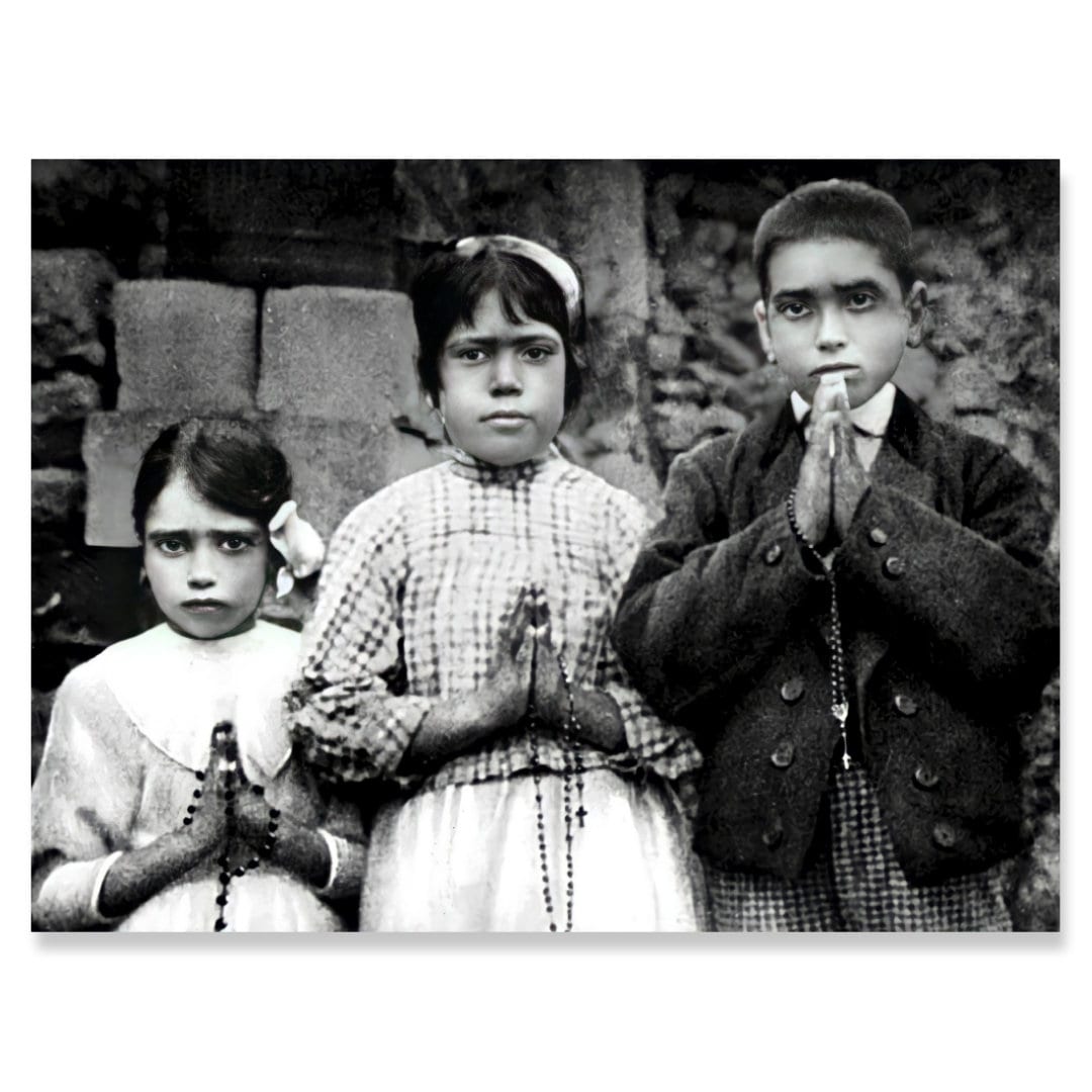 Children of Fatima Real Photo Art Jacinta Francesco Lucia Etsy