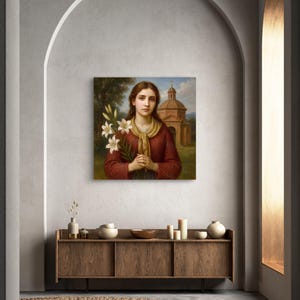 Saint Maria Goretti Virgin & Martyr Canvas Art Picture | Catholic Saint ...