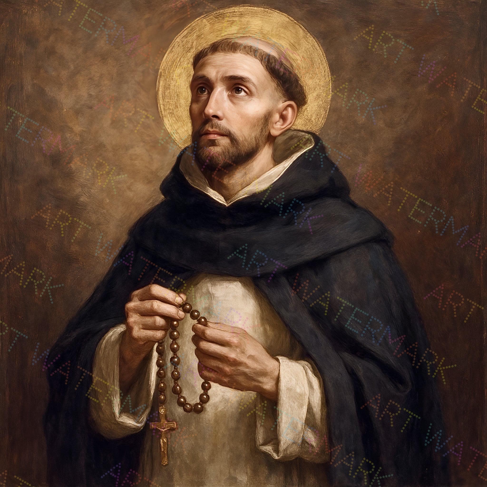 St. Dominic Canvas Print: Catholic Patron Saint Artwork - Etsy