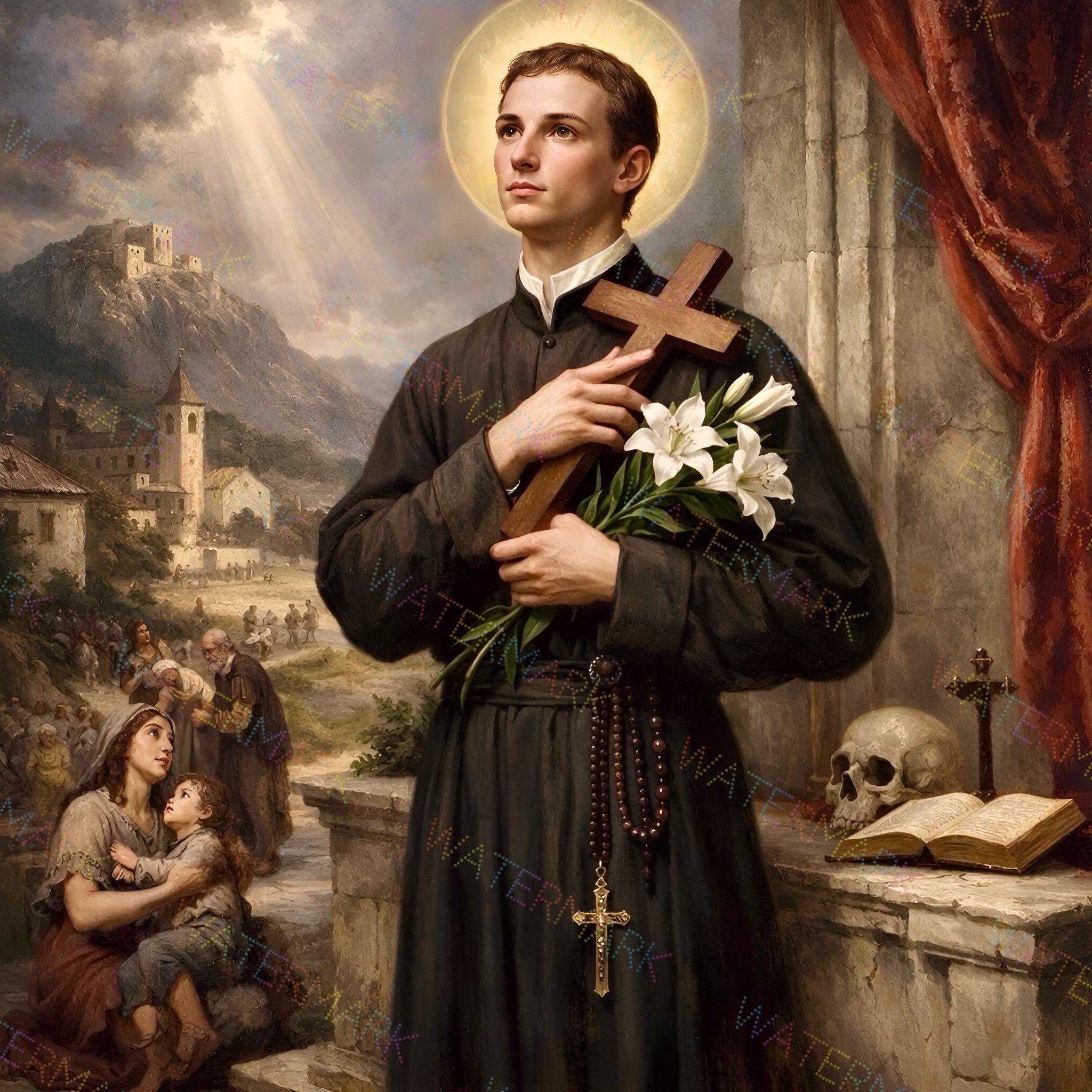 St Gerard Majella Canvas Art: Patron Saint of Mothers - Etsy
