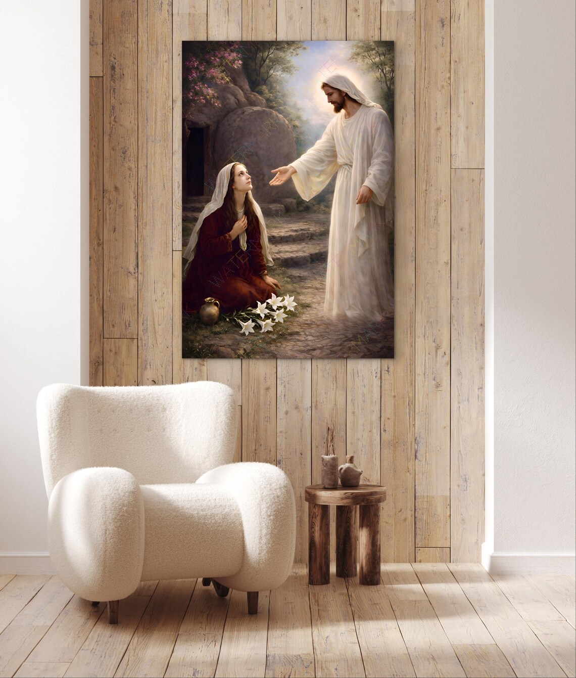 Jesus and St. Mary Magdalene Resurrection Canvas | Christian Wall Art ...