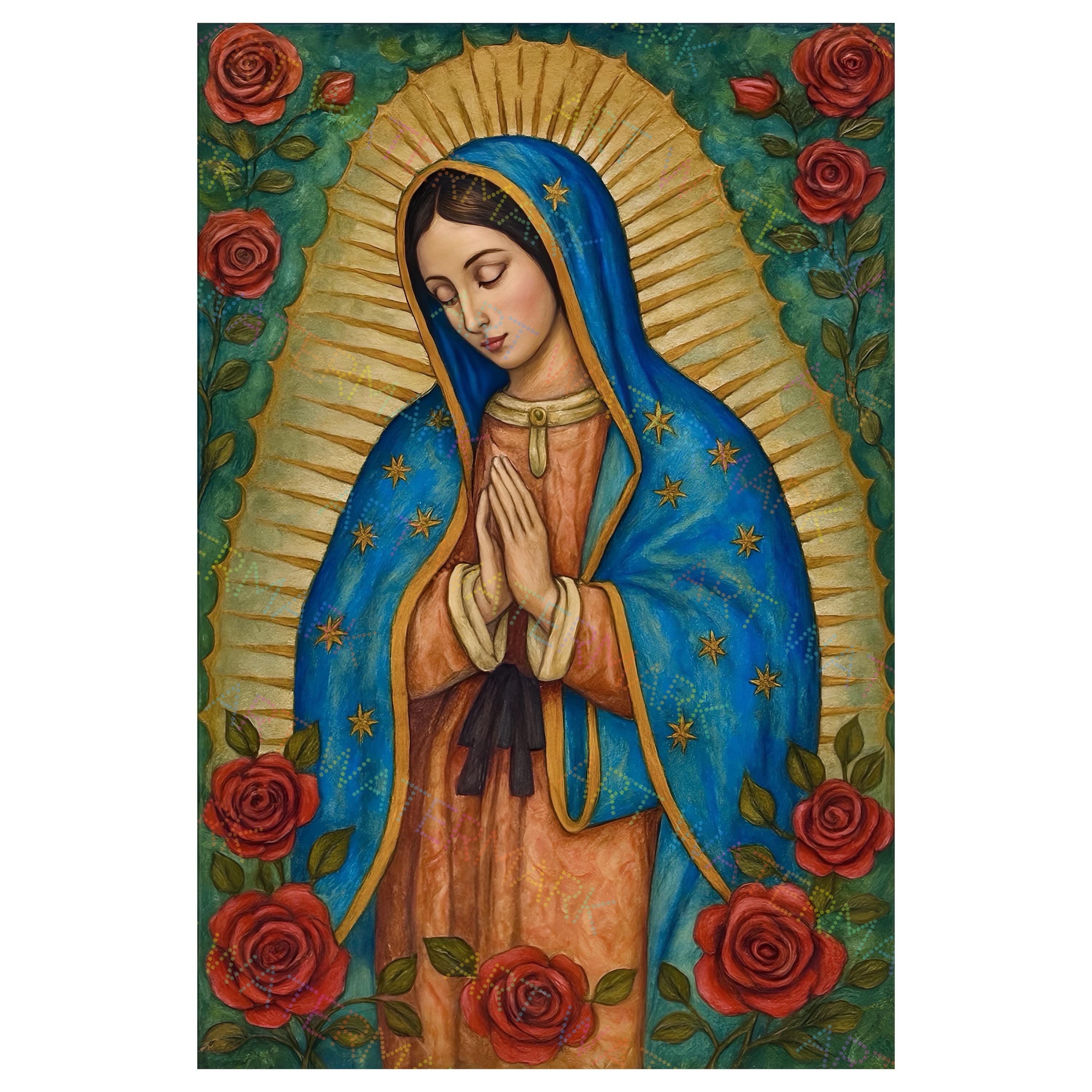 Our Lady of Guadalupe Canvas Art: Catholic Home Decor, Virgin Mary ...